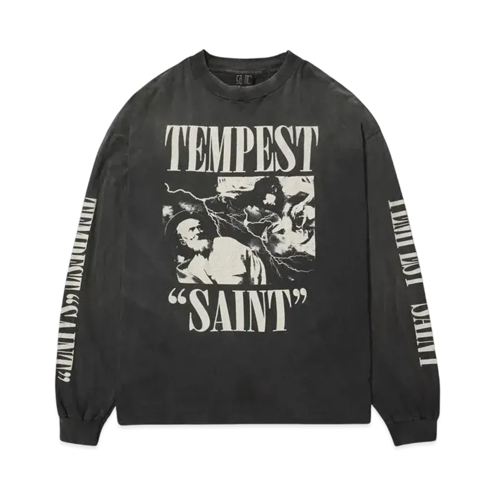 SAINT Mxxxxxx LS Tee_Tempest "Black"