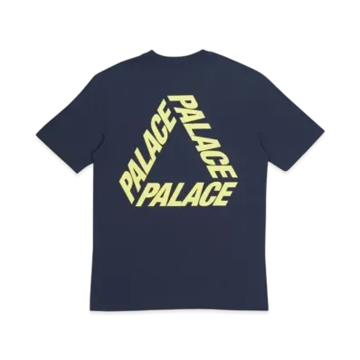 PALACE P 3 T-Shirt "Navy Yellow"