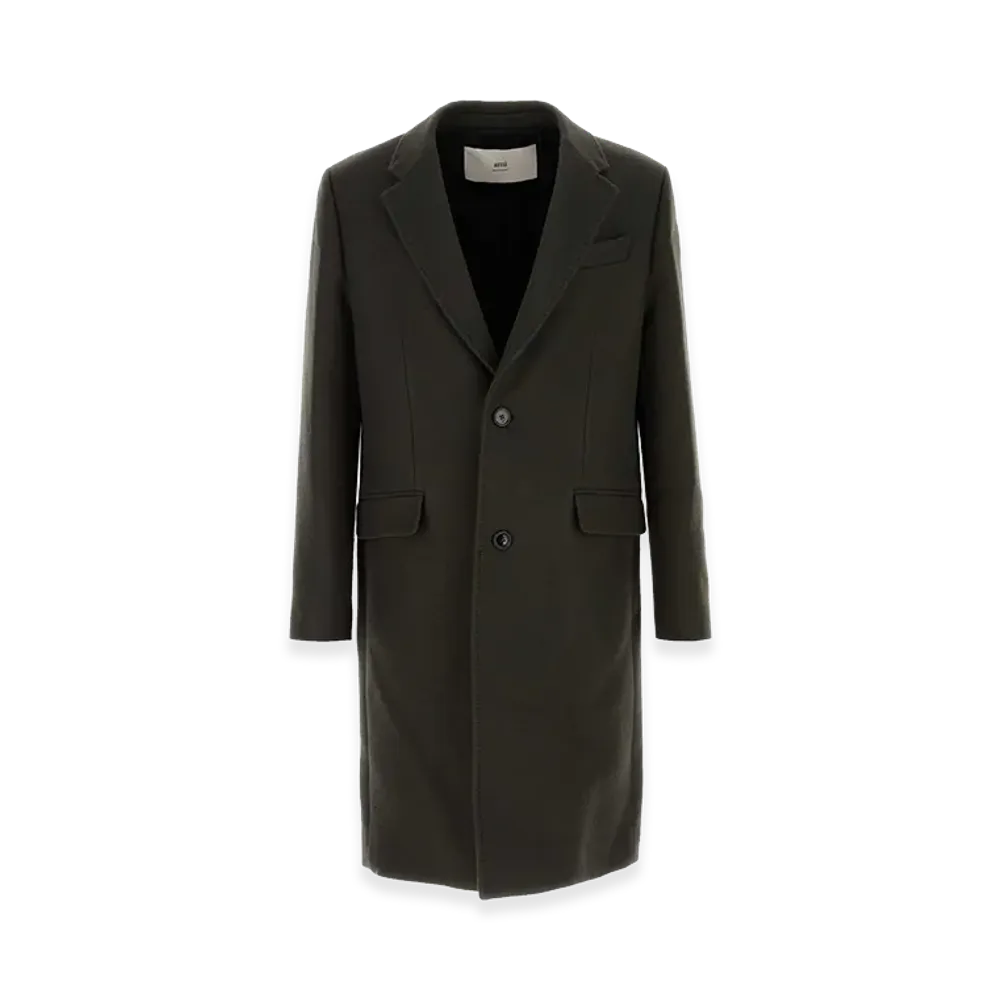 AMI PARIS Wool Coat "Grey"