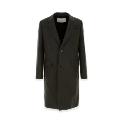 AMI PARIS Wool Coat "Grey"