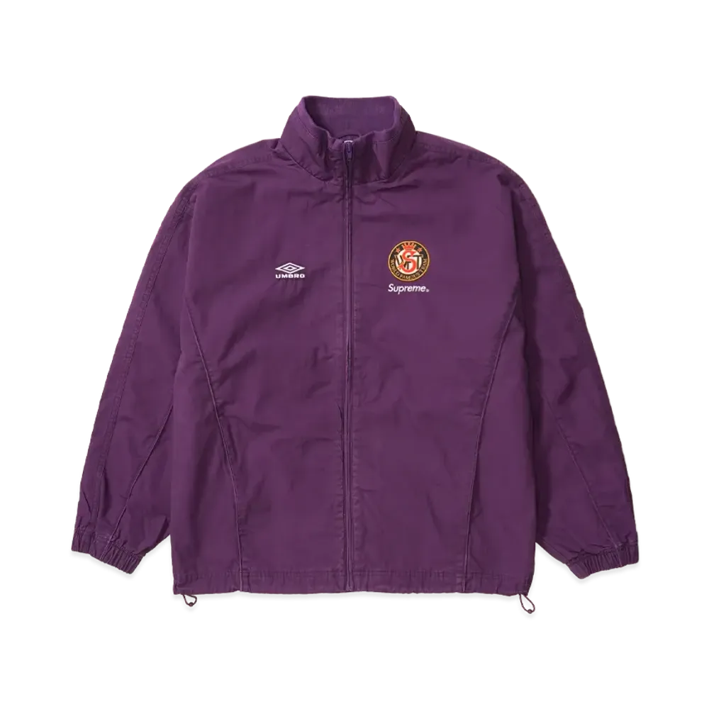 Supreme x Umbro Cotton Ripstop Track Jacket (26SS) "Plum"