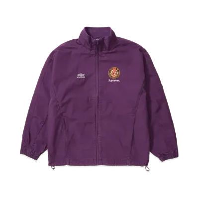 Supreme x Umbro Cotton Ripstop Track Jacket (26SS) "Plum"