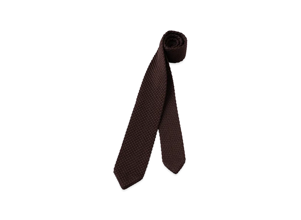 visvim Necktie (Silk) "DK.Brown"