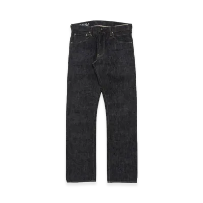 visvim Social Sculpture 01 Slim Raw "Black"