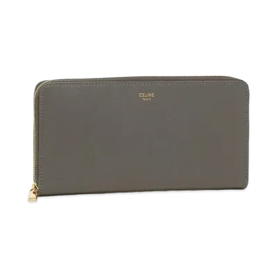 CELINE Large Zipped Wallet "Beige"