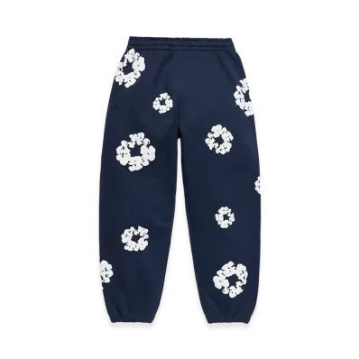 DENIM TEARS Cotton Wreath Sweatpants "Navy"