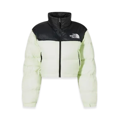 The North Face Women's Nuptse Short Jacket "Lime"