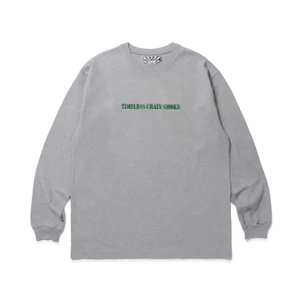 APHRODITEGANG TCS logo L/S Tee "Gray-Green"