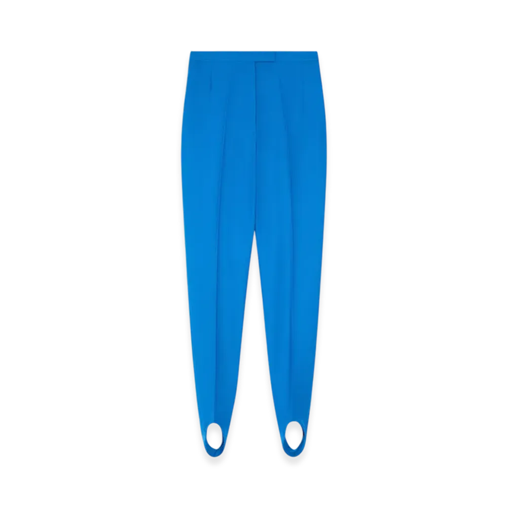 DRIES VAN NOTEN Women's Stirrup Pants "Blue"