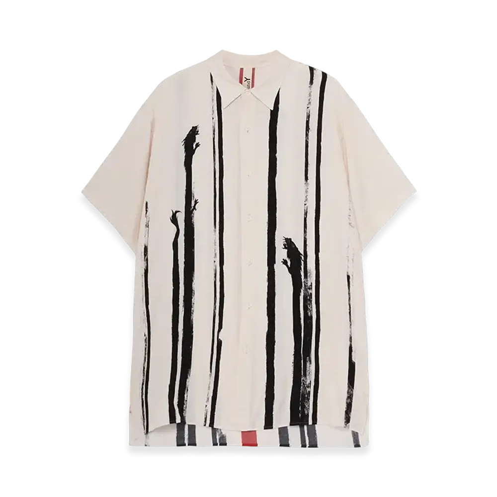 Ground Y x JUJUTSU KAISEN Rainbow Dragon Stripe Short Sleeve Shirt "White"