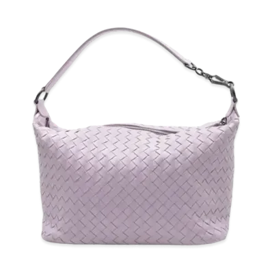 Bottega Veneta Lambskin Hand Bag "Purple"