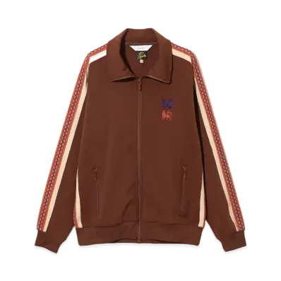 Needles x Sasquatchfabrix. Track Jacket Poly Smooth "Brown"