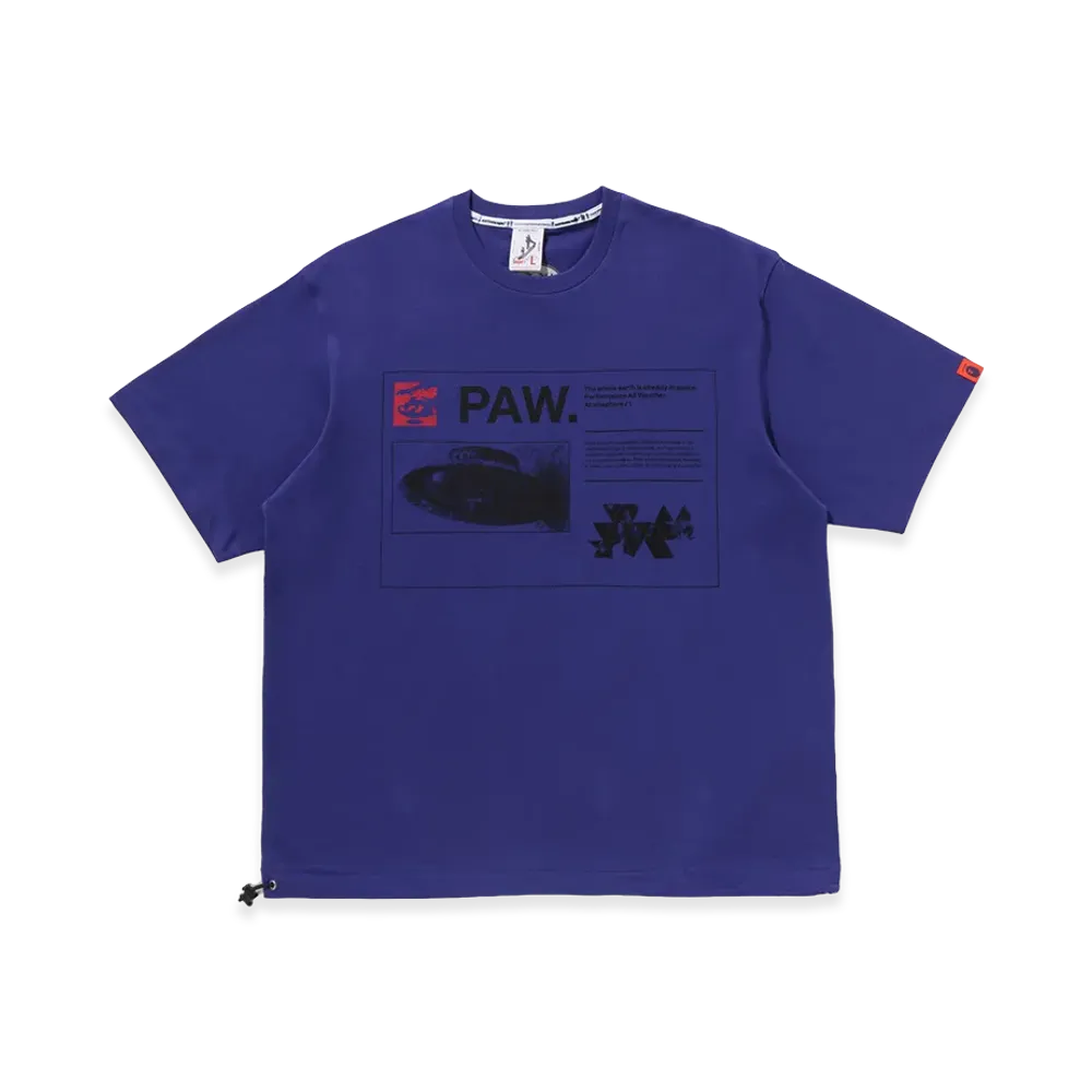 A BATHING APE x KAZUKI KURAISHI Whole Earth S/S Tee "Purple"