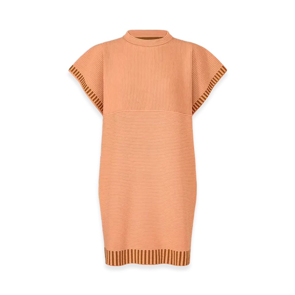 PLEATS PLEASE ISSEY MIYAKE Tempo Knit "Coral Pink"