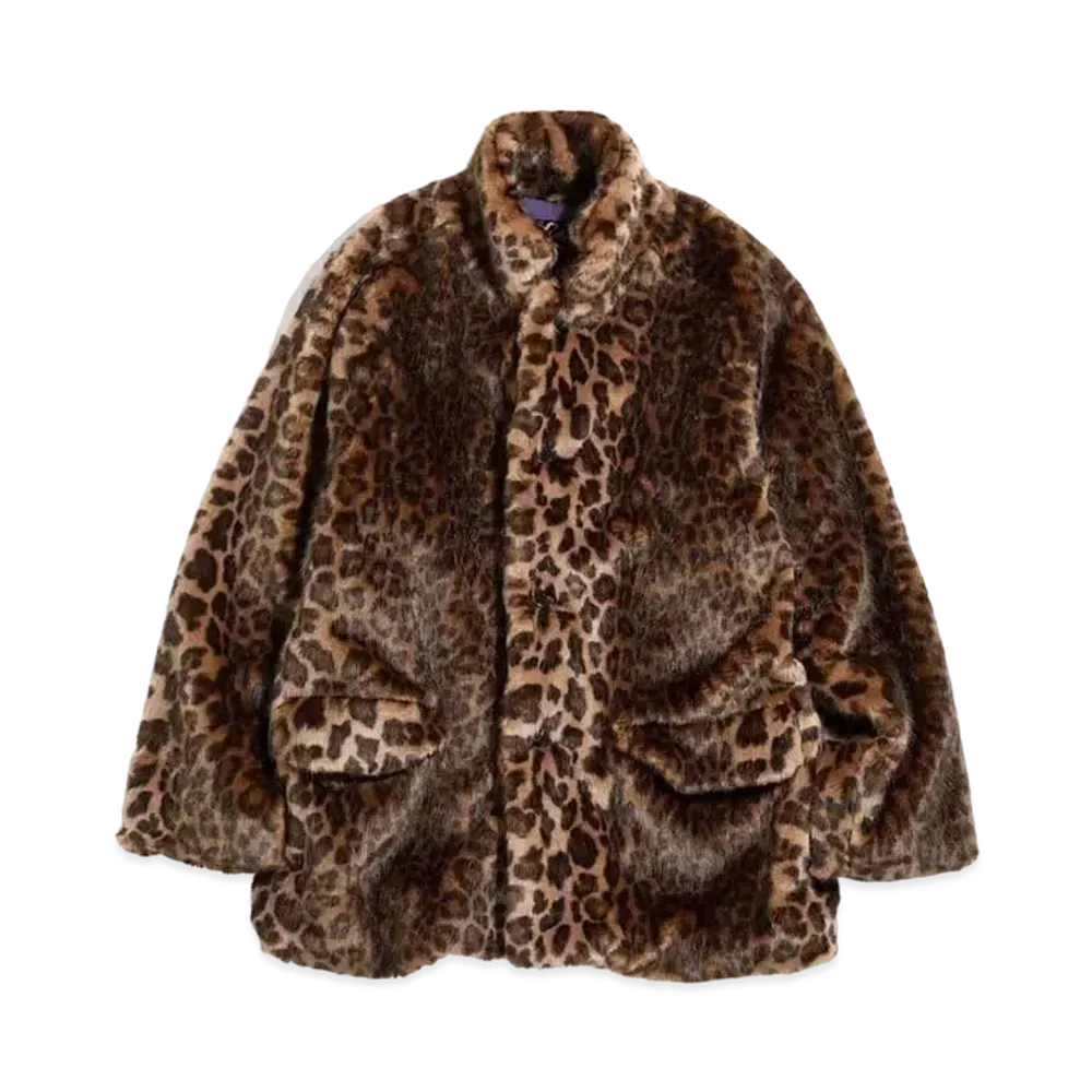 Needles S.C. CAR COAT - FAUX FUR "Brown"