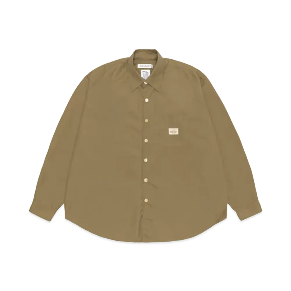 Stussy x Our Legacy Work Shop Borrowed Shirt "Olive Nylon Ripstop"
