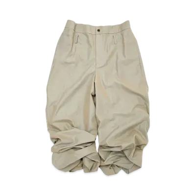 FACETASM SUPER BIG CHINO PANTS "BEIGE"