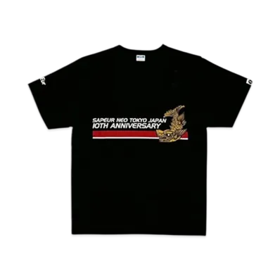 SAPEur Youth 10TH Anniversary Tee S/S Tee "Black"