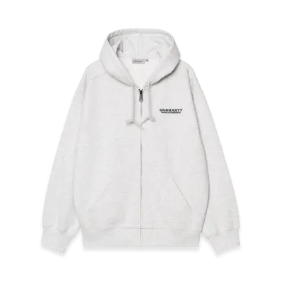 Carhartt WIP Hooded Runaway Sweat Jacket "Ash Heather Malachite(Stone Washed)"