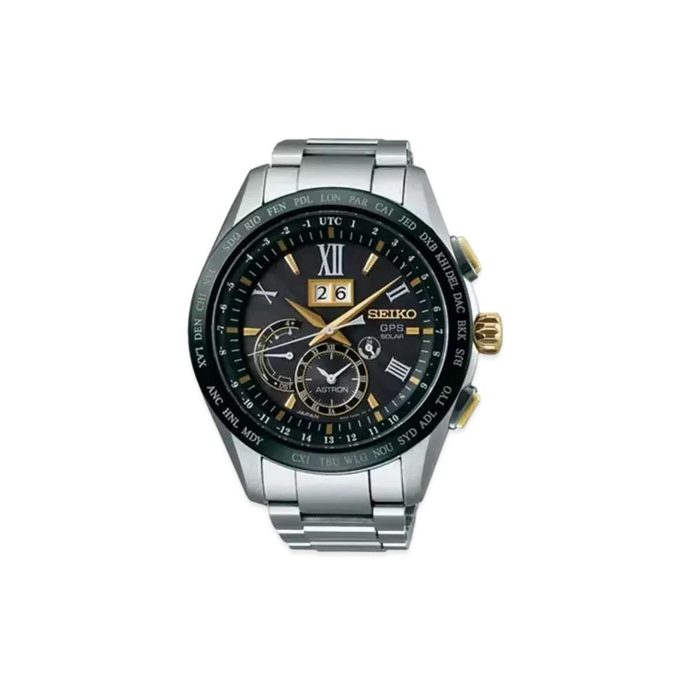 SEIKO Astron 8X Series Big Date Regular Model "Black" SBXB139