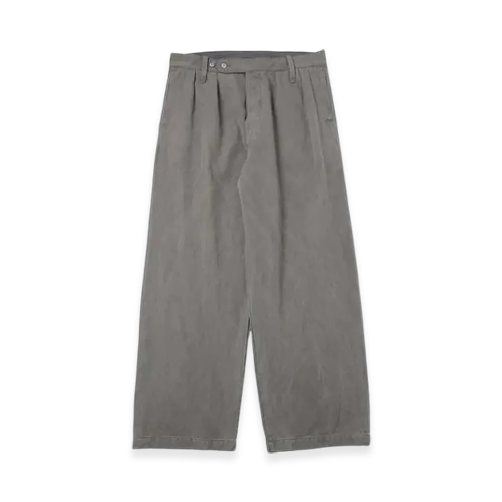 A.PRESSE Silk Cotton WW2 British Army Trousers "Grey"