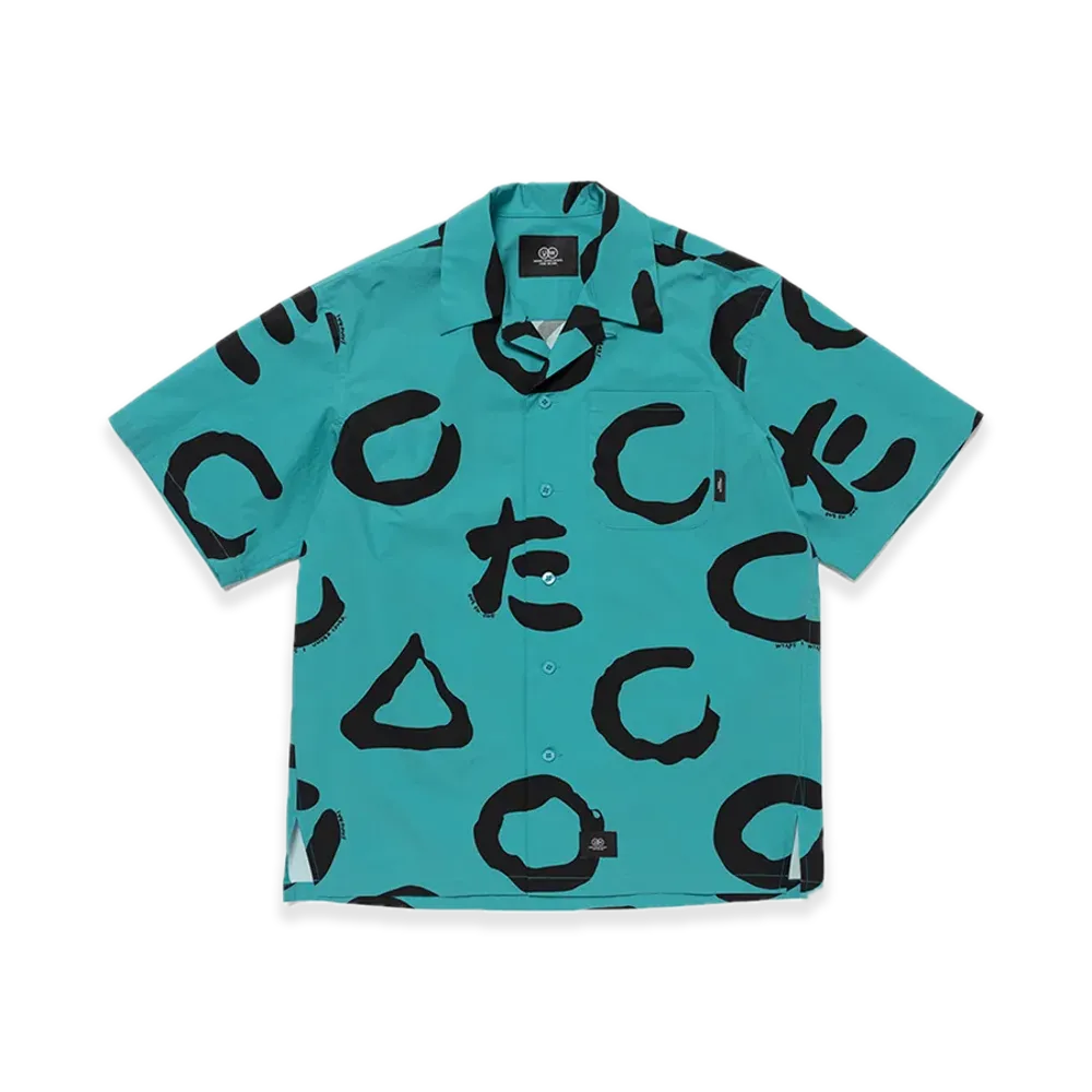 WTAPS x UNDERCOVER TXT / SS / Cotton. Broadcloth. Textile "Blue"
