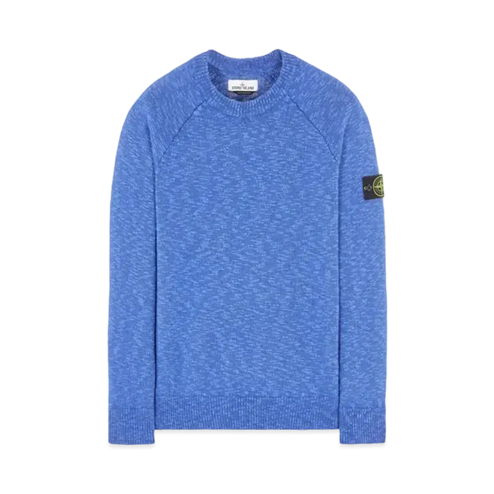 Stone Island 510D3 COTTON WOOL MELANGE "Periwinkle"
