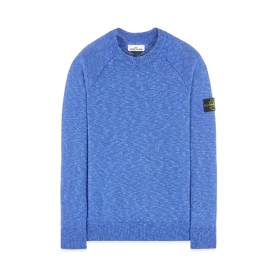 Stone Island 510D3 COTTON WOOL MELANGE "Periwinkle"
