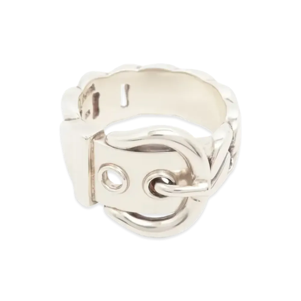 Hermes Boucle Sellier Ring "Silver"