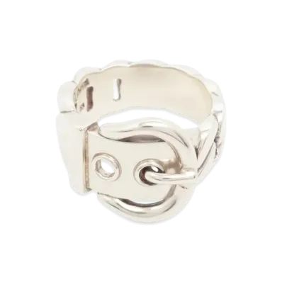 Hermes Boucle Sellier Ring "Silver"