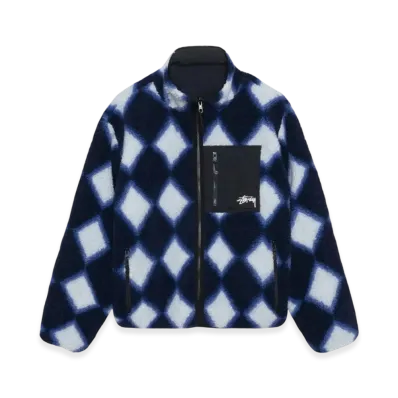 Stussy Sherpa Reversible Jacket "Purple"