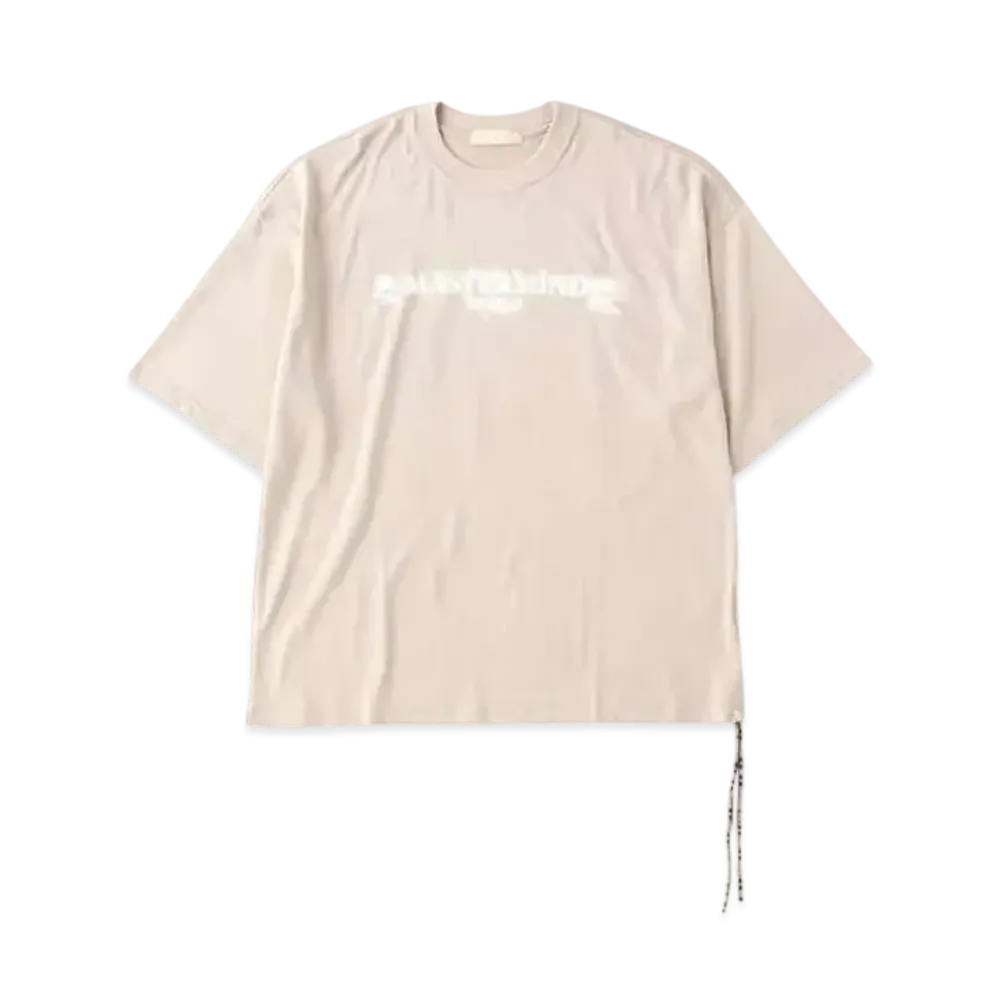 mastermind WORLD Boxy Sand Logo Tee "Sand"
