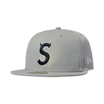 Supreme S Logo New Era "Grey" (22FW)