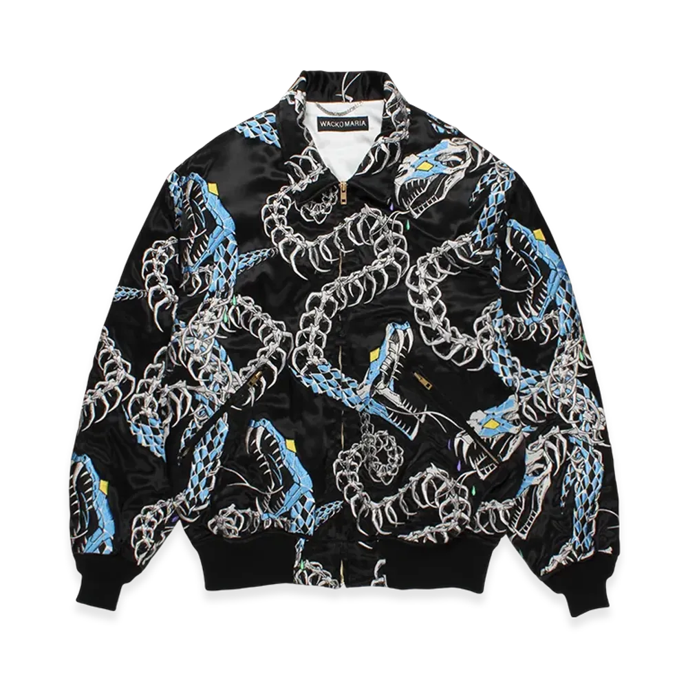 WACKO MARIA All Over Embroidered Vietnam Jacket "Black"
