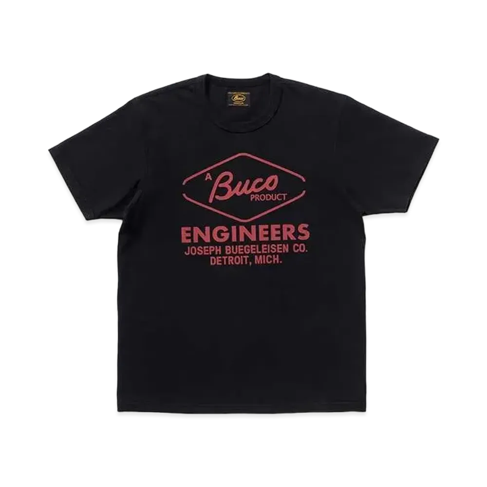 THE REAL McCOY'S Buco Tee / Engineers "Black"