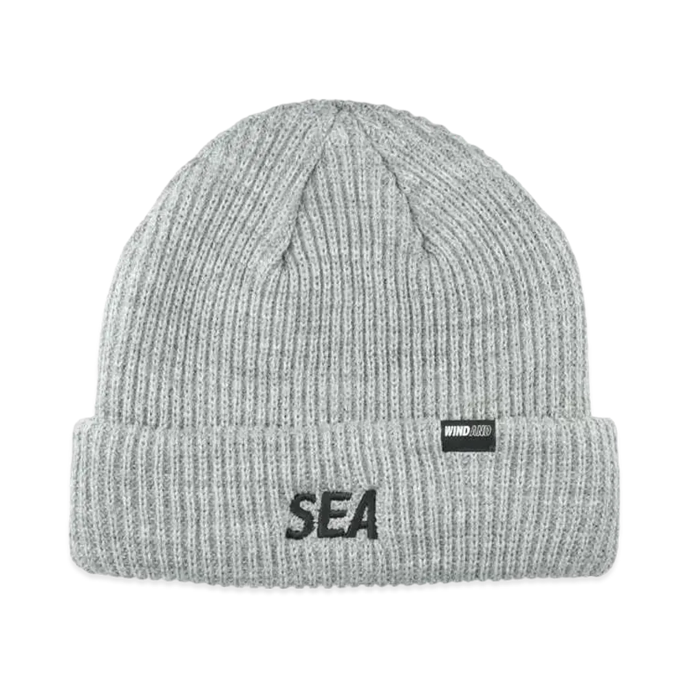 WIND AND SEA Sea Widelib Knit Cap "Gray"