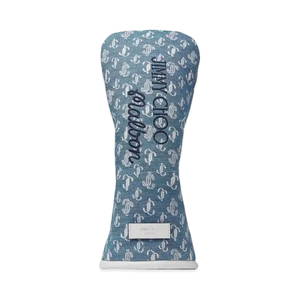 Jimmy Choo x Malbon Golf Head Cover Small Denim Monogram Hybrid Cover "Denim"