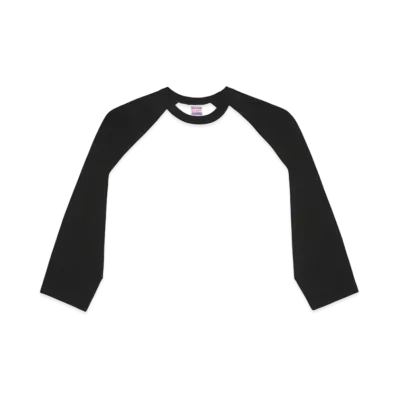 GOAT BASEBALL TEE "BLACK"
