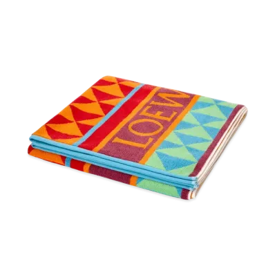 LOEWE Towel "Multicolor"