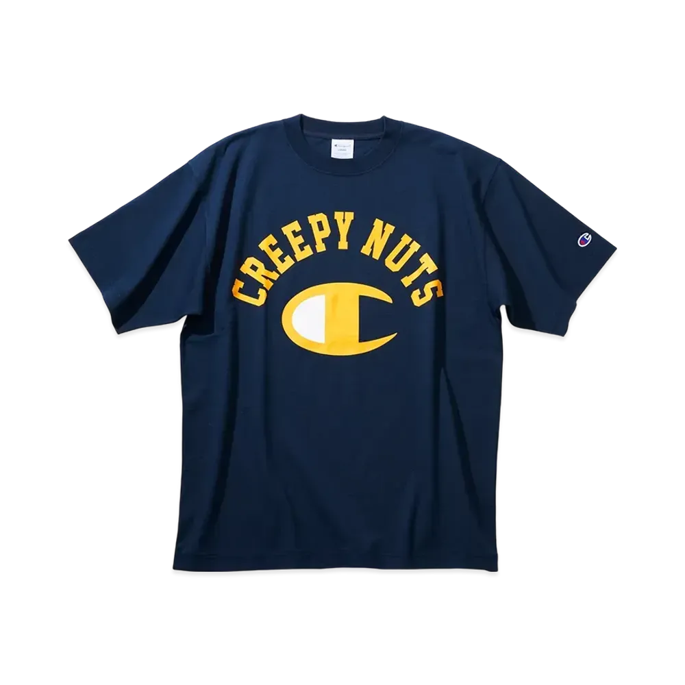 Champion x Creepy Nuts Short Sleeve T-Shirt "Navy"