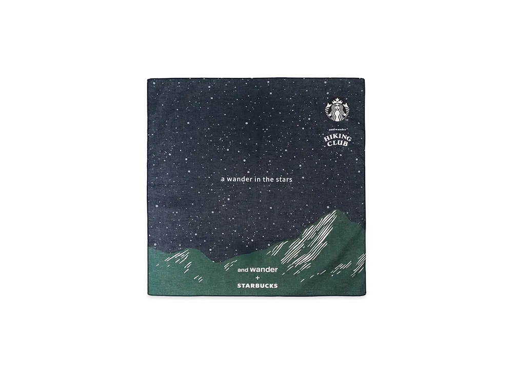 STARBUCKS x and wander Bandana "Multi"