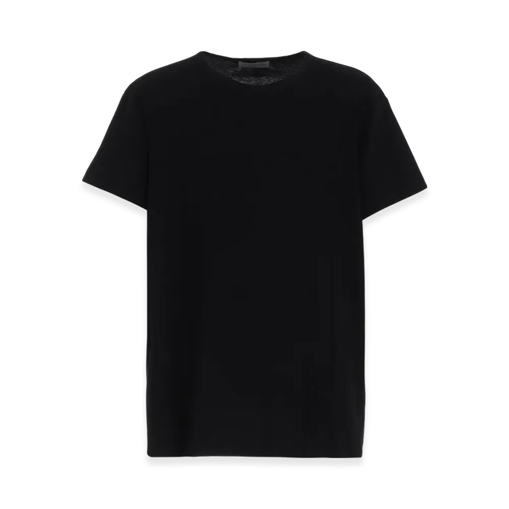 Yohji Yamamoto POUR HOMME Hard Twisted High Wet Jersey S Sleeve "Black"