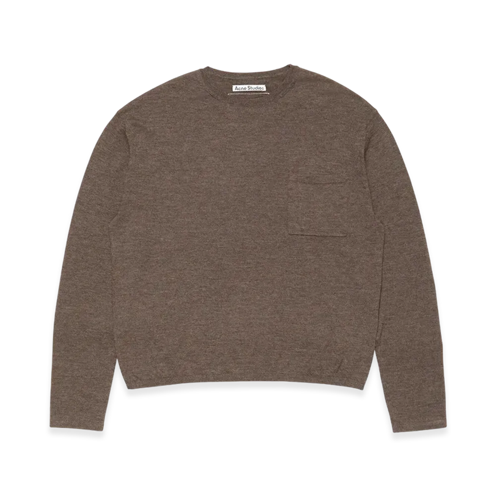 Acne Studios Cashmere Knit "Walnut Brown"