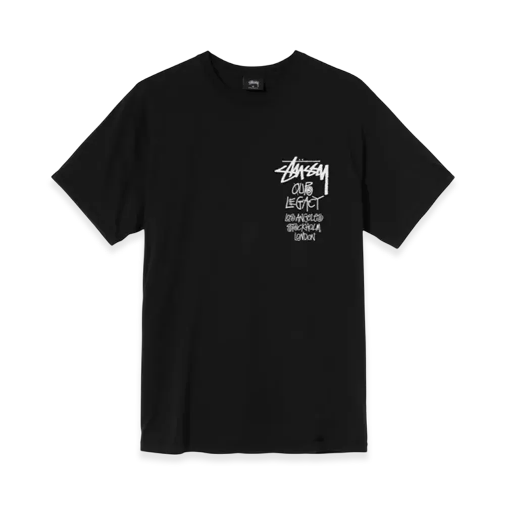 Stussy x Our Legacy Surfman Pig. Dyed Tee - 20FW "Black"