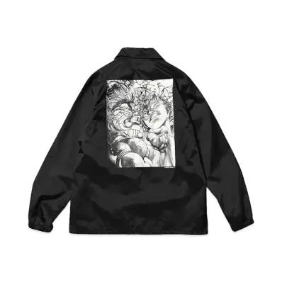 グラップラー刃牙 x LFYT BAKI YUJIRO COACH JEACKET "Black"