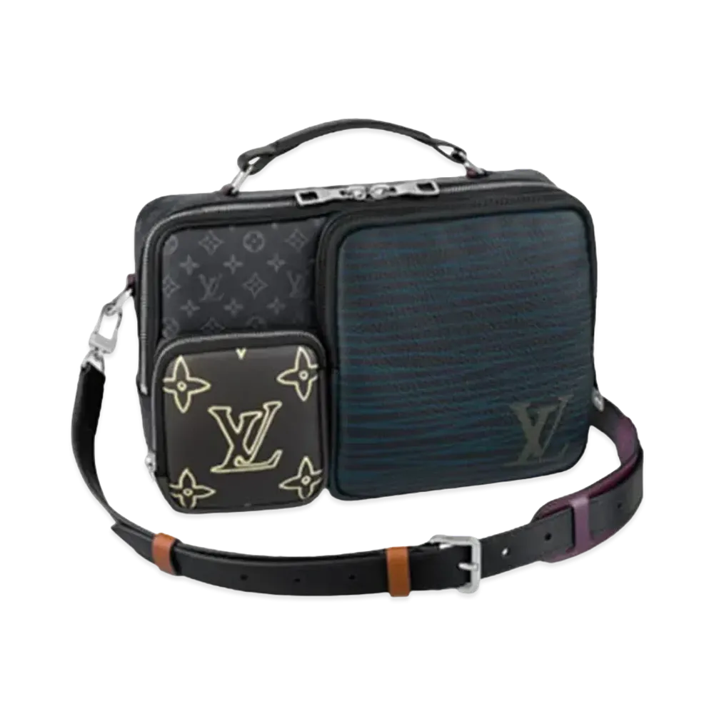 Louis Vuitton Messenger Multipocket Patchwork Monogram Eclipse