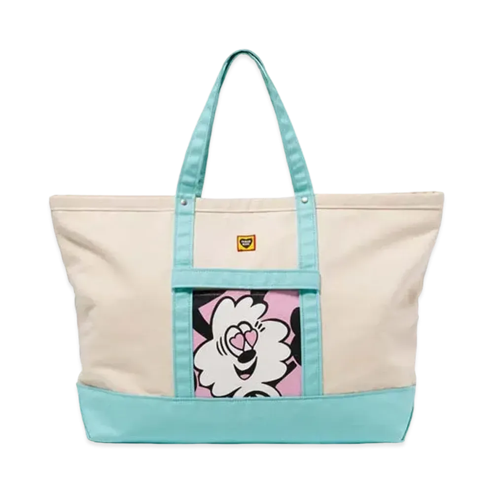 HUMAN MADE x VERDY Canvas Tote Bag "Multi"