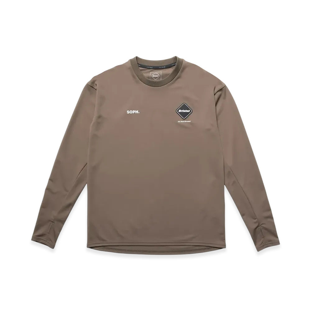 F.C.Real Bristol L/S Athletic Top "Mocha"