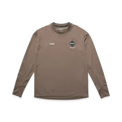 F.C.Real Bristol L/S Athletic Top "Mocha"