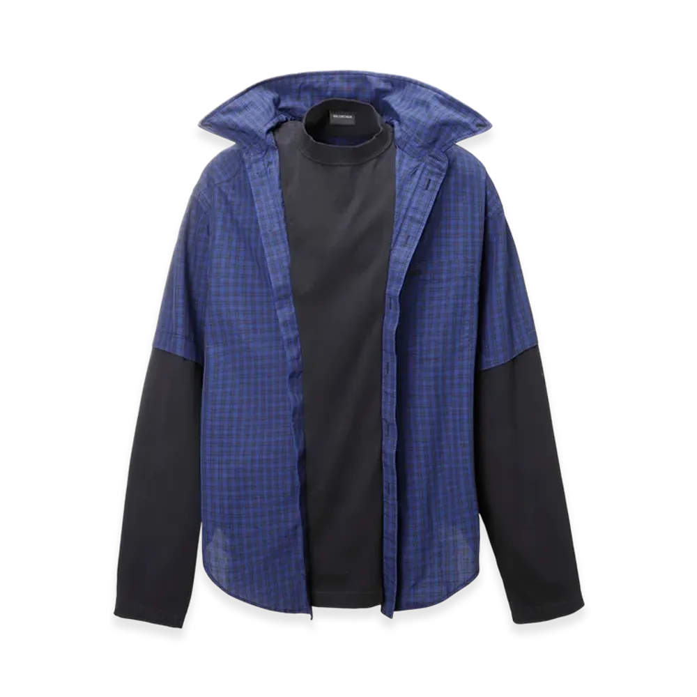 BALENCIAGA BB Icon Trompe Loeil "Navy Blue"